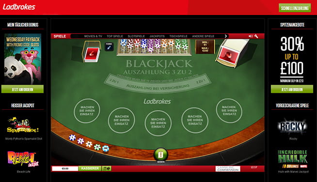 Blackjack Online um echtes Geld spielen